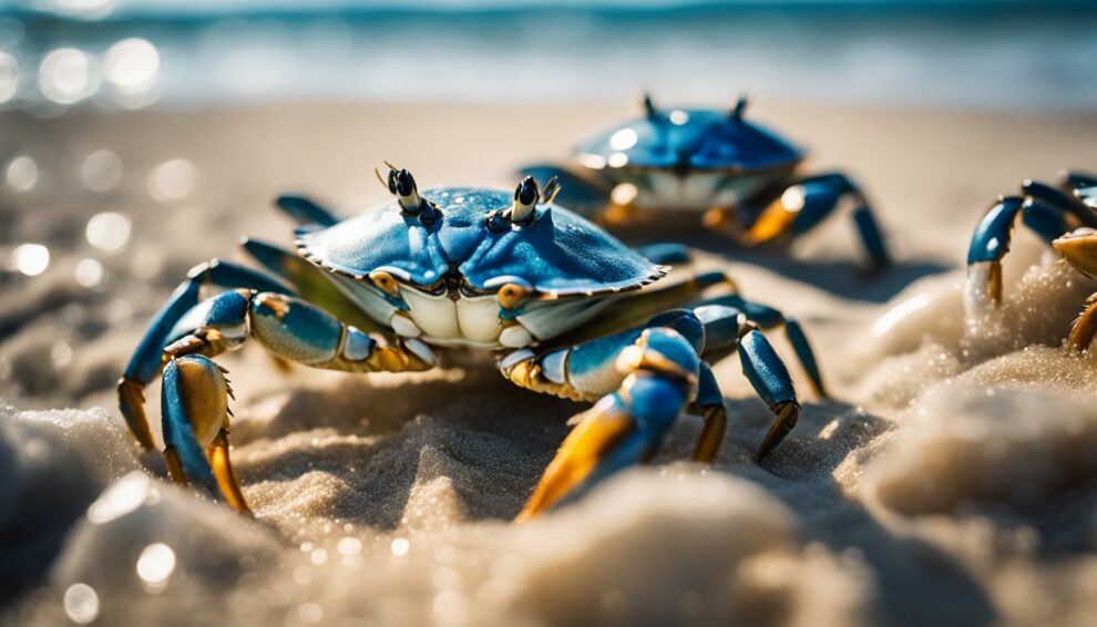 Blue Crabs The Swimming Sensations Of The Seashore