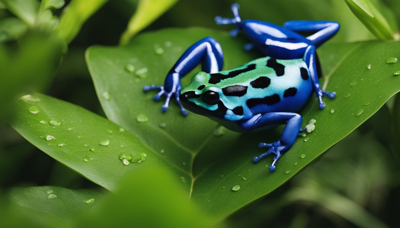 Jumping Jewels The Sapphire Blue Poison Dart Frog