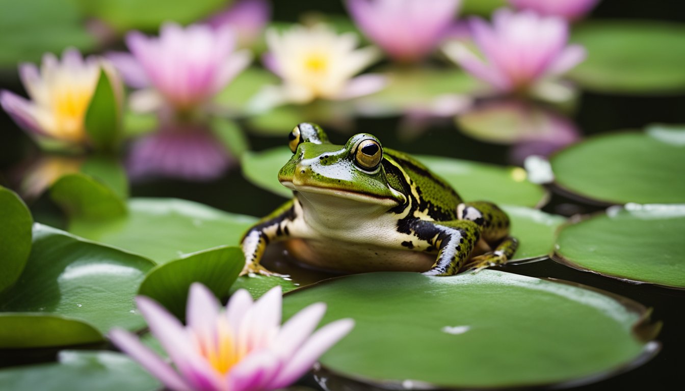 Life In The Pond With The Common Frog A Frogs Daily Adventures