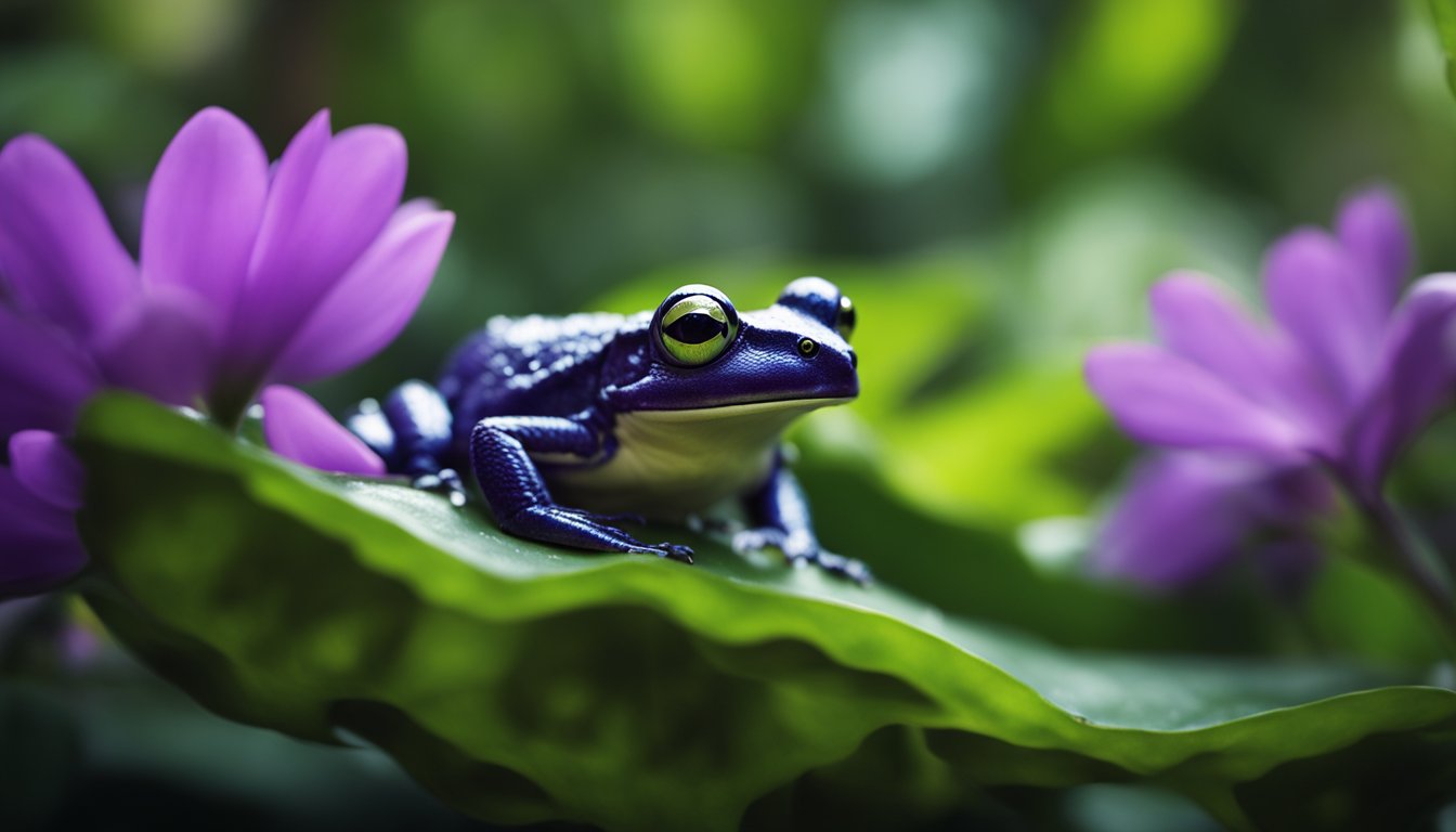 Peek A Boo Meet The Hidden Purple Frog