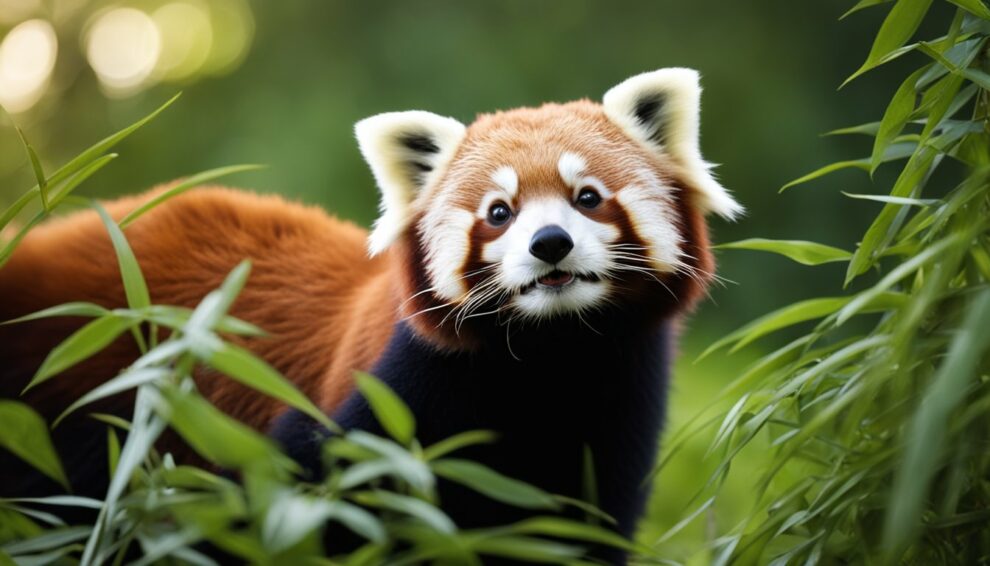 Red Panda Rambles The Mountains Gentle Bamboo Eater