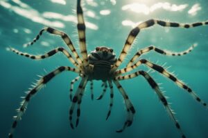 Sea Spiders Walking Through The Waters Of The World