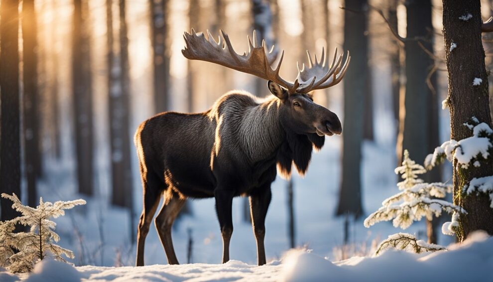 The Majestic Moose The Antlered Architects Of The North