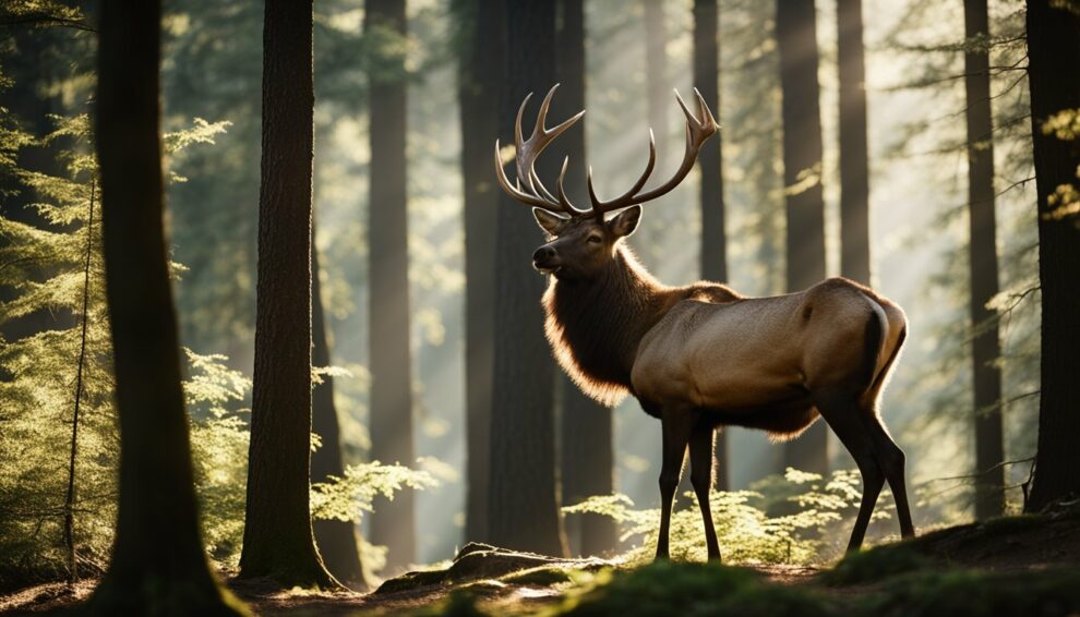 The Noble Elk Giants Of The Forest