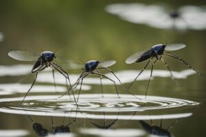 Water Striders Walking On Water With Natures Own Magic