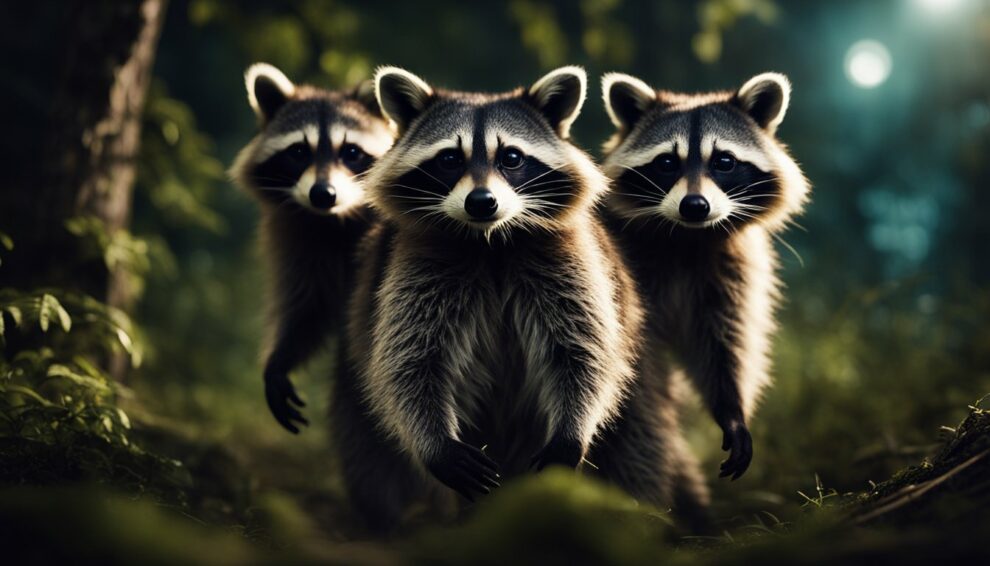 Raccoons Nighttime Adventures Masters Of Stealth