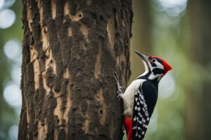 The Drumming Ritual Of The Woodpecker Communication Through Tree Tapping