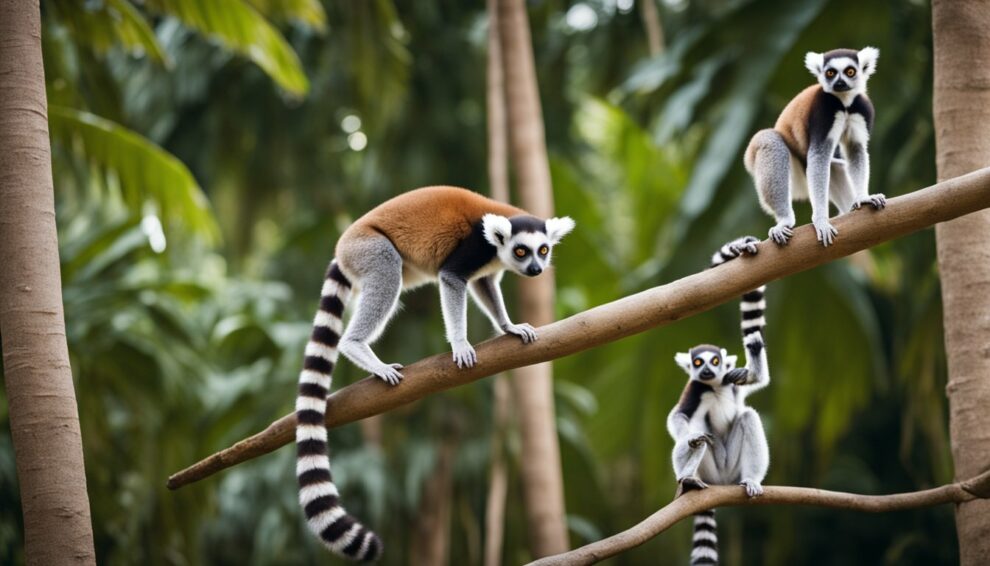 The Leap Of Lemurs Madagascars Acrobatic Mammals
