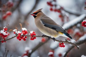The Waxwings Berry Obsession A Winter Survival Strategy