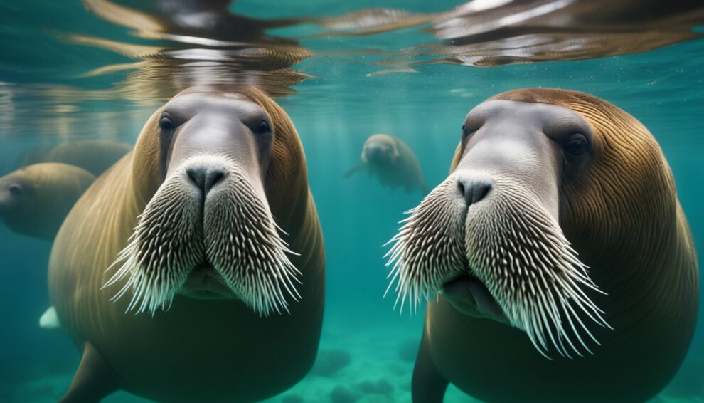 Walruses Whiskers Sensors Of The Sea