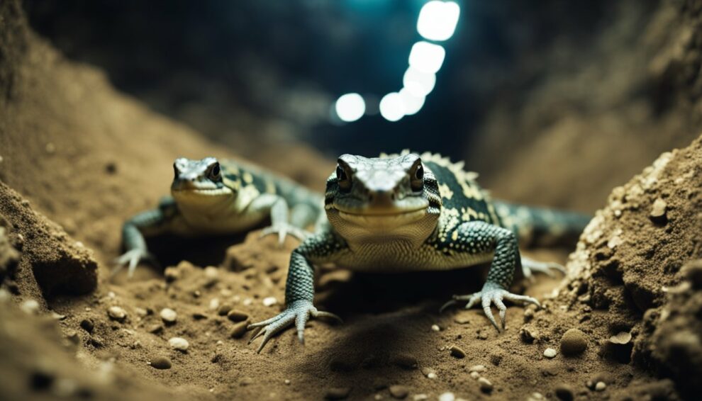 Burrowing Reptiles Subterranean Survival