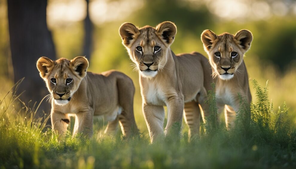 Cuddly Cubs A Peek Into Lion Babies