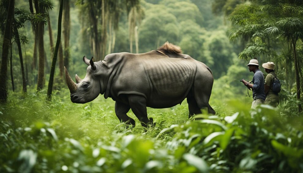 Efforts To Save The Javan Rhinoceros