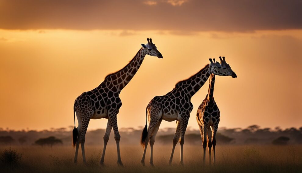 Giraffes Neck And Neck With Evolution