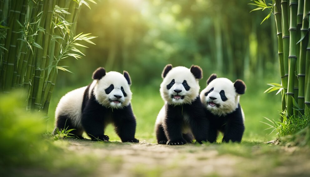 Meet The Fluffy Panda Cubs