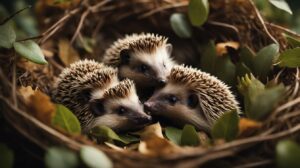 The Tiny Tails Of Baby Hedgehogs