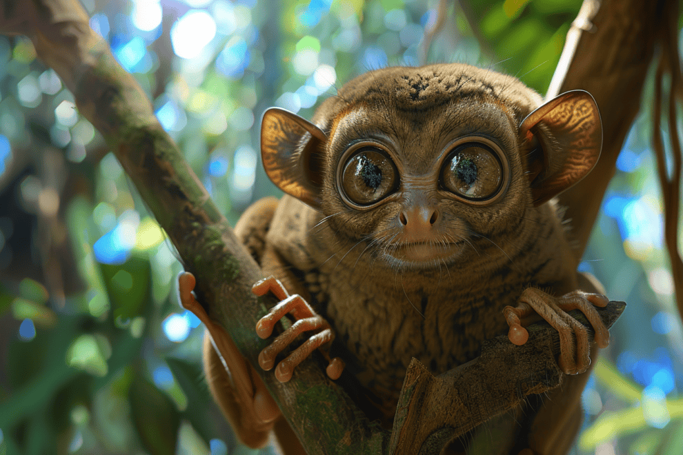 The Tarsier's Huge Eyes: How This Primate's Unique Eyesight Helps It Hunt at Night