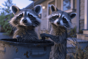 The Paw-fect Tool: How Raccoons Use Their Dexterous Paws to Open Trash Cans and Doors