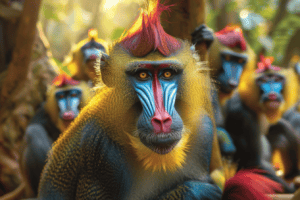 Why Mandrills are the Most Colorful Primates - The Purpose Behind Their Dazzling Hues